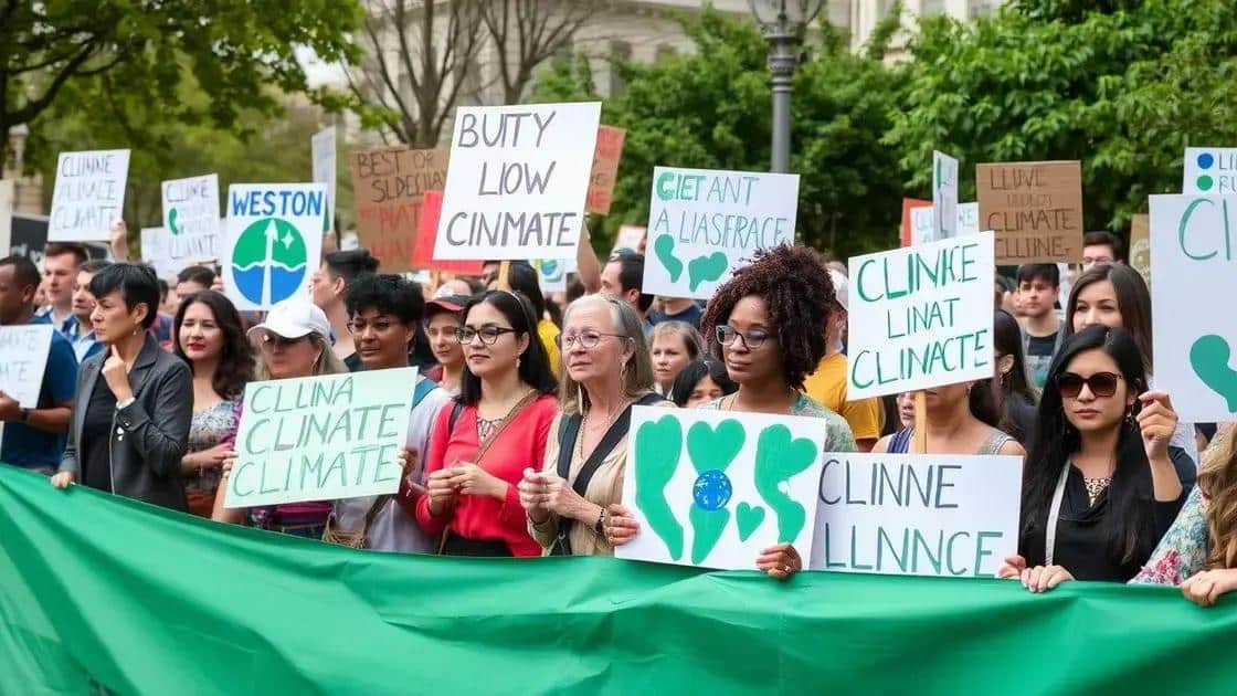 The role of public awareness in climate action