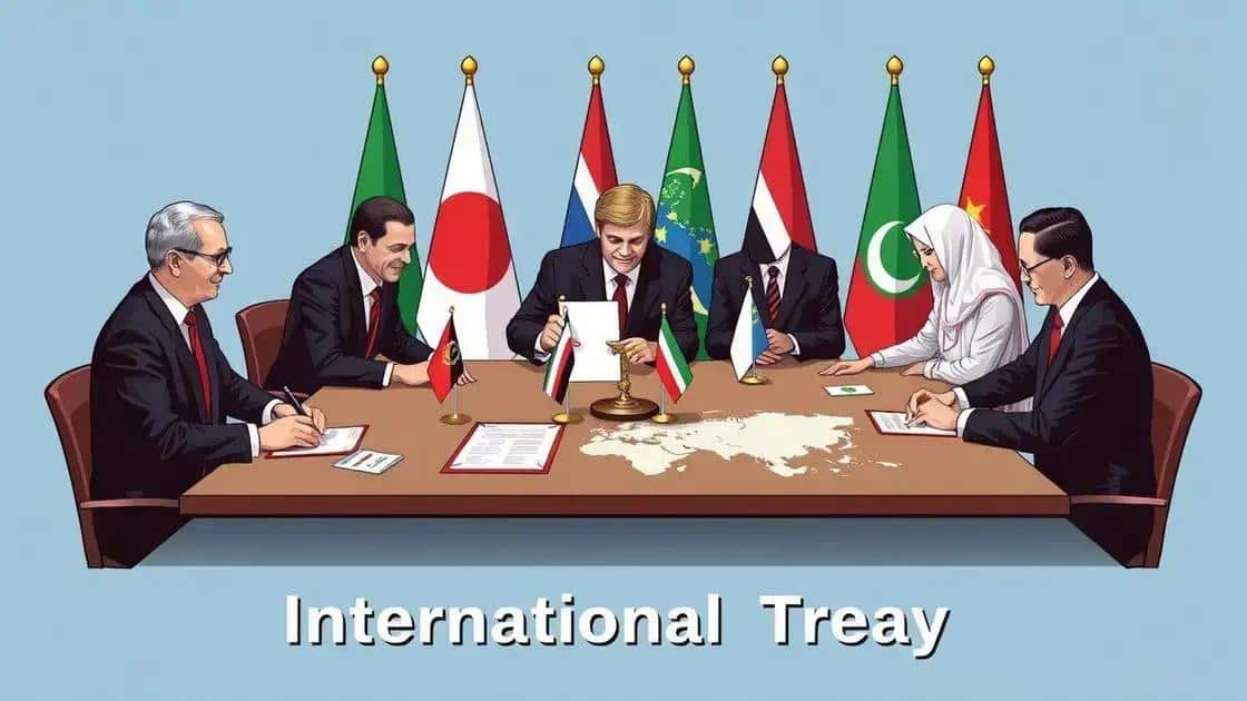The impact of international treaties on nations