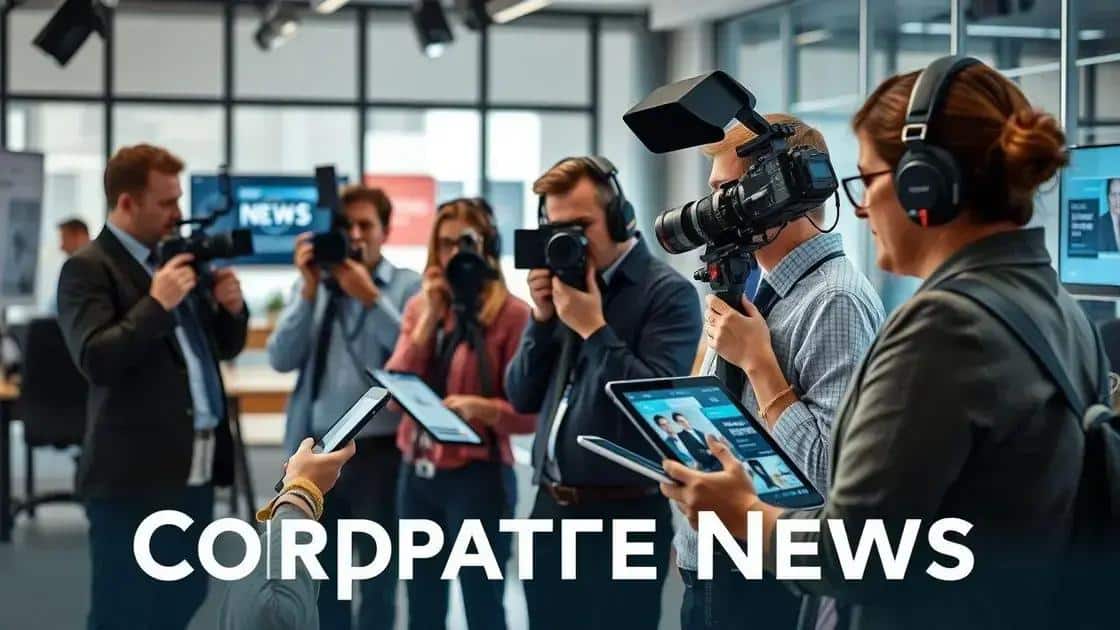 The future of corporate news journalism