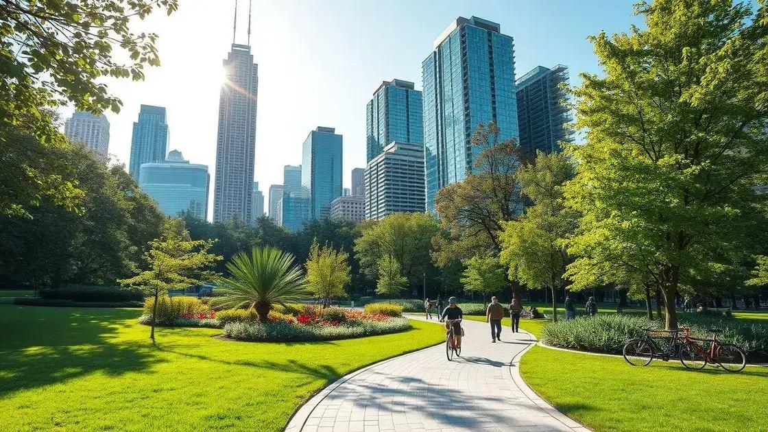 Key principles of sustainable urban design