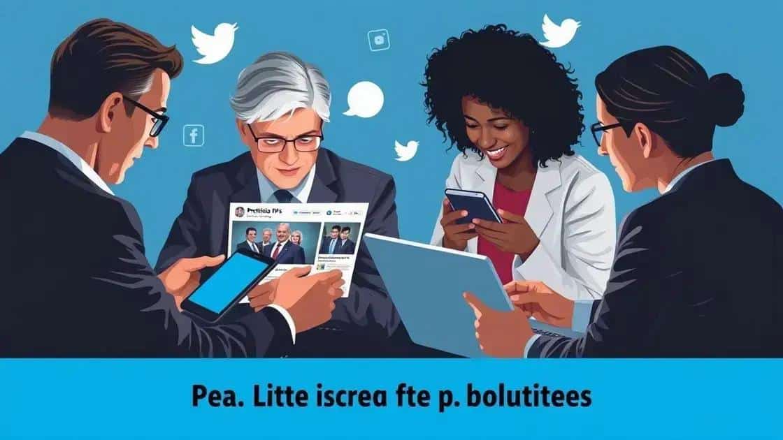 The role of social media in political news