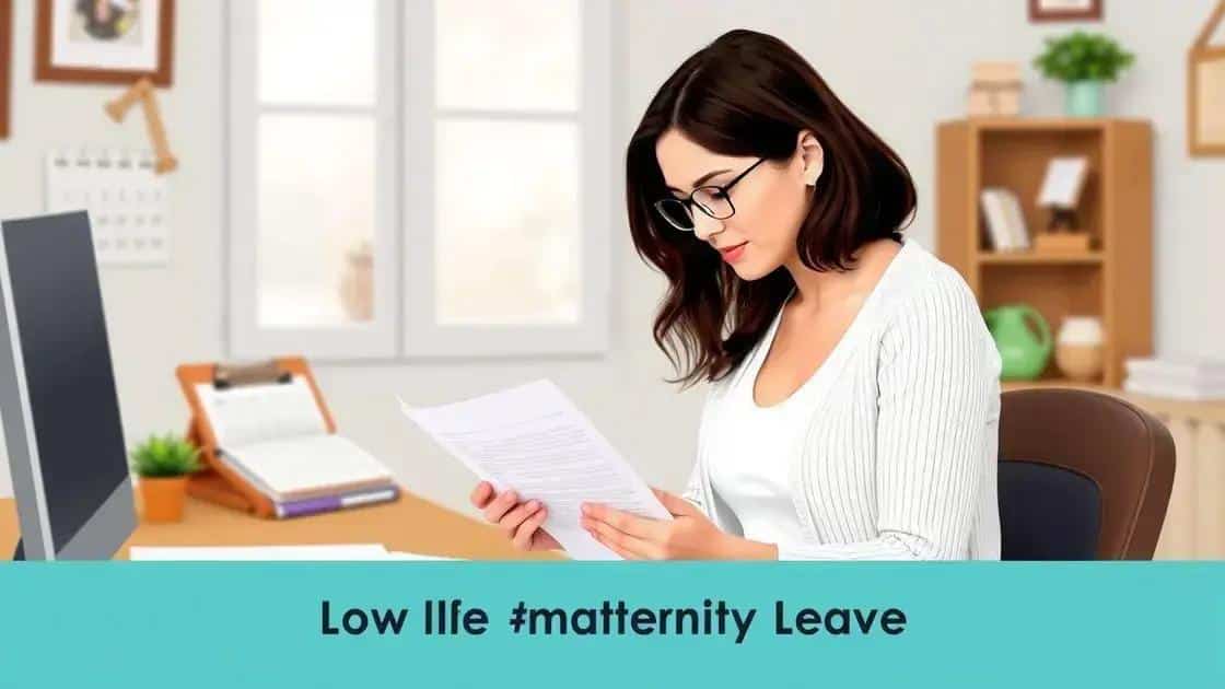 Legal requirements for maternity leave