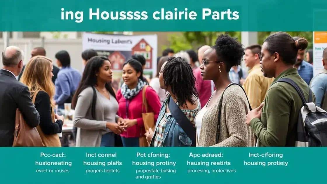 Types of housing subsidy programs available