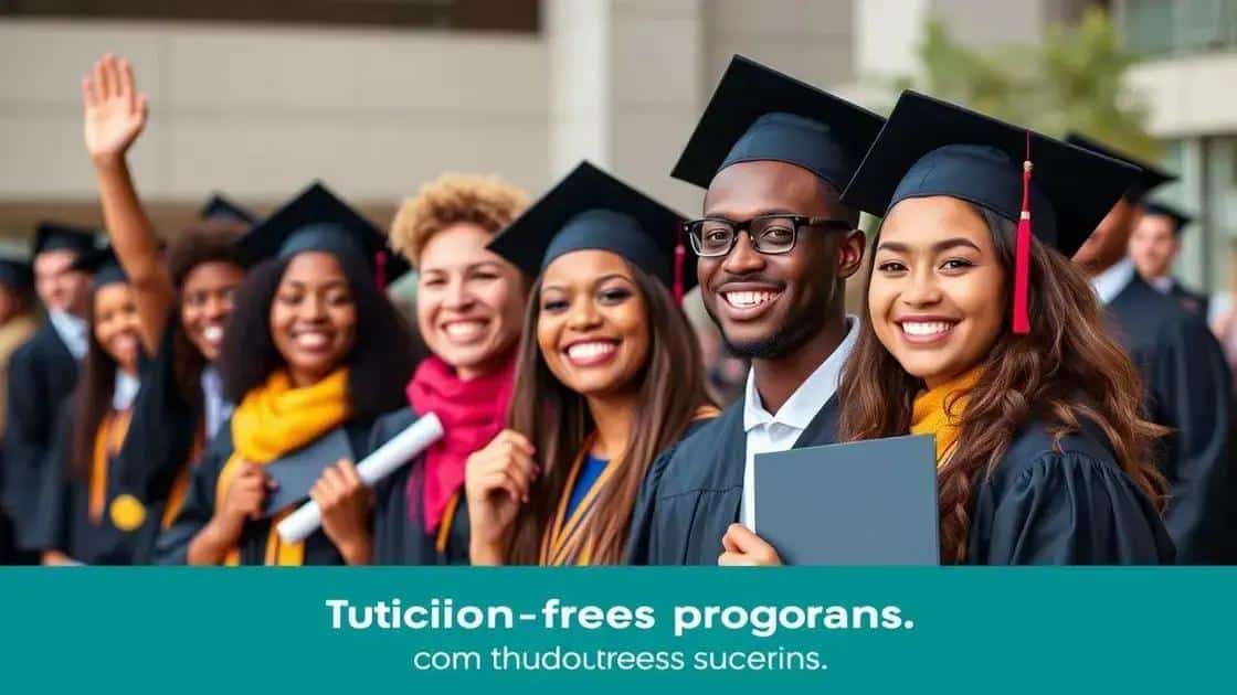 Case studies of successful tuition-free programs