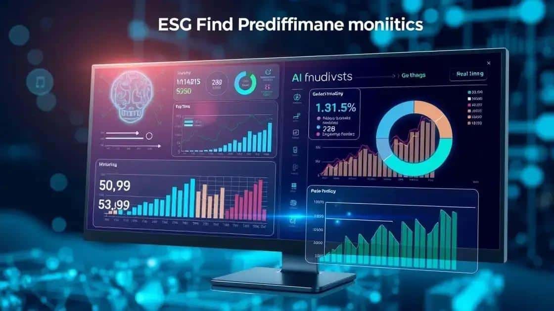 Future trends in ESG fund performance monitoring