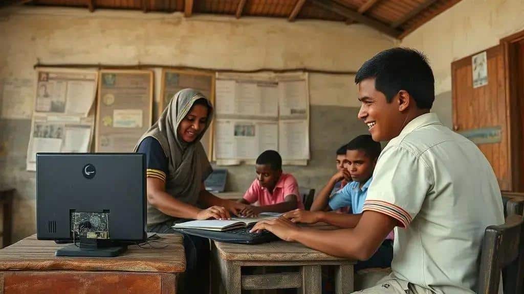 Challenges faced in rural education technology adoption