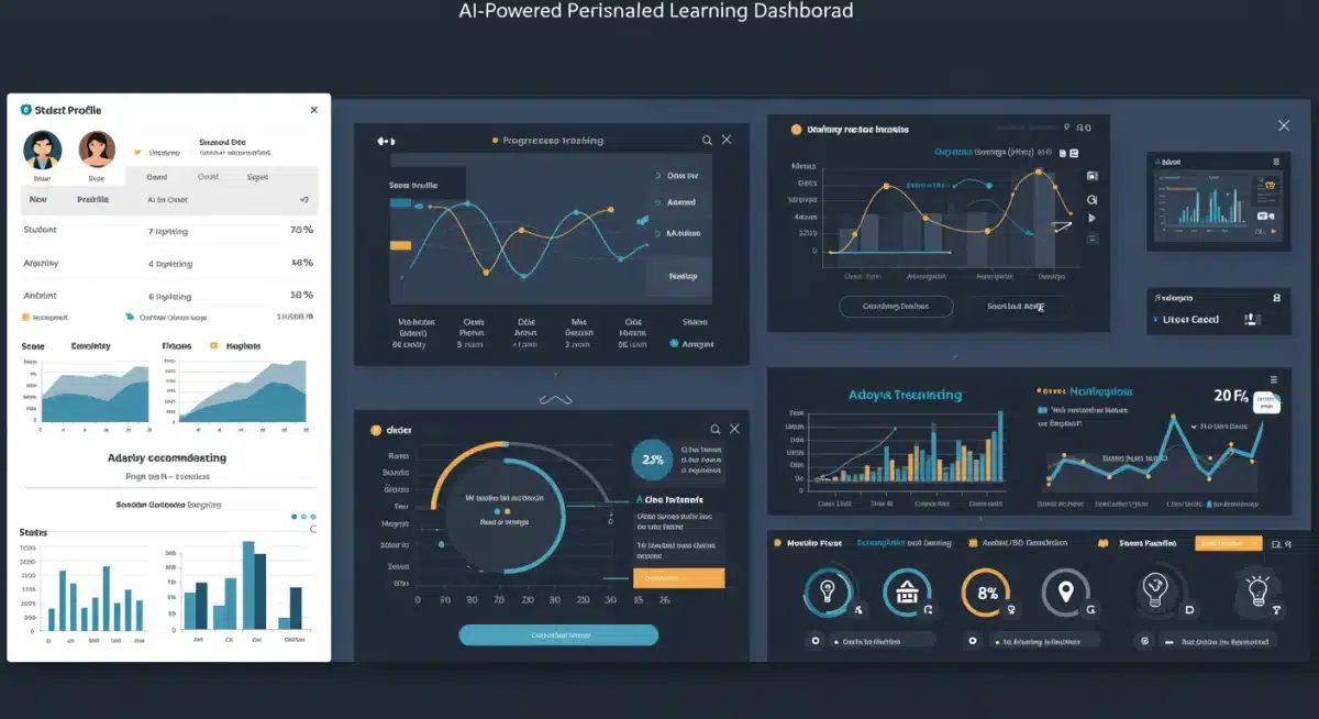 AI personalized learning dashboard for K-12 students