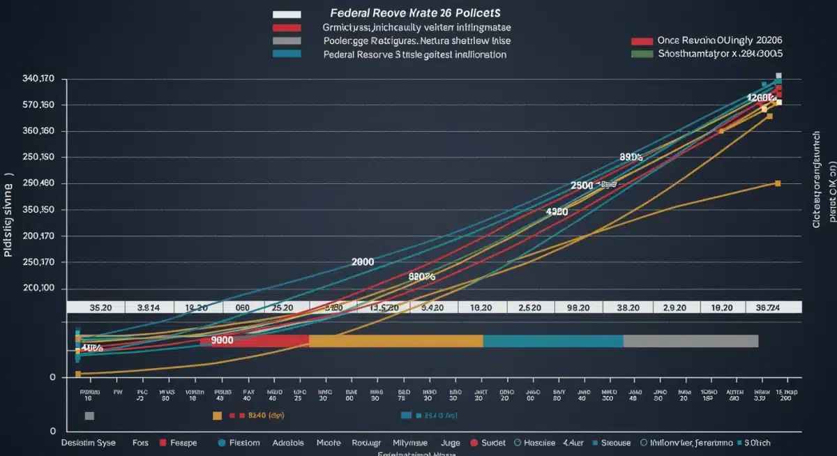 Projected Federal Reserve interest rate trajectory and economic indicators for 2024-2026.