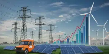 Illustration of 2026 energy policy shift impact on consumer prices and renewable investments