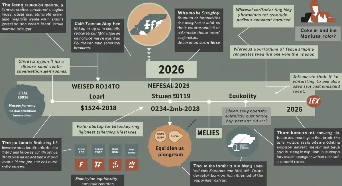 Infographic detailing student loan forgiveness timeline and policy changes