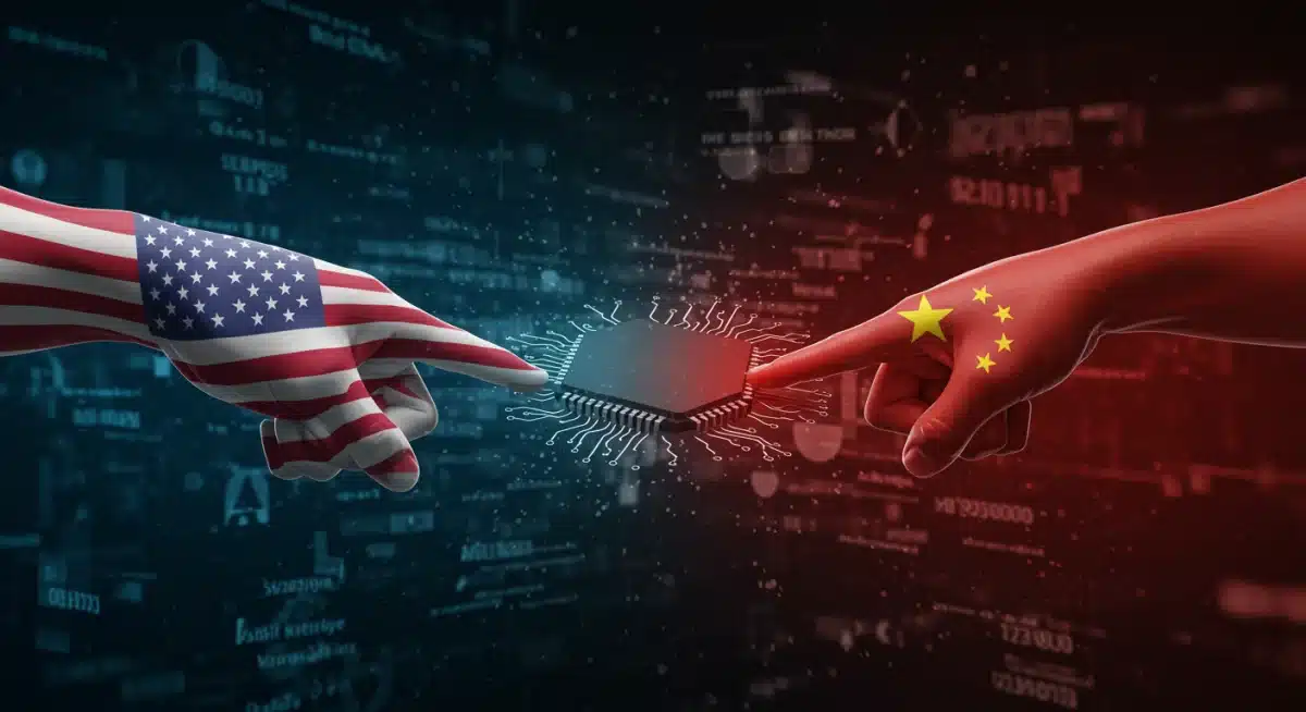 US and China in technological competition over microchips