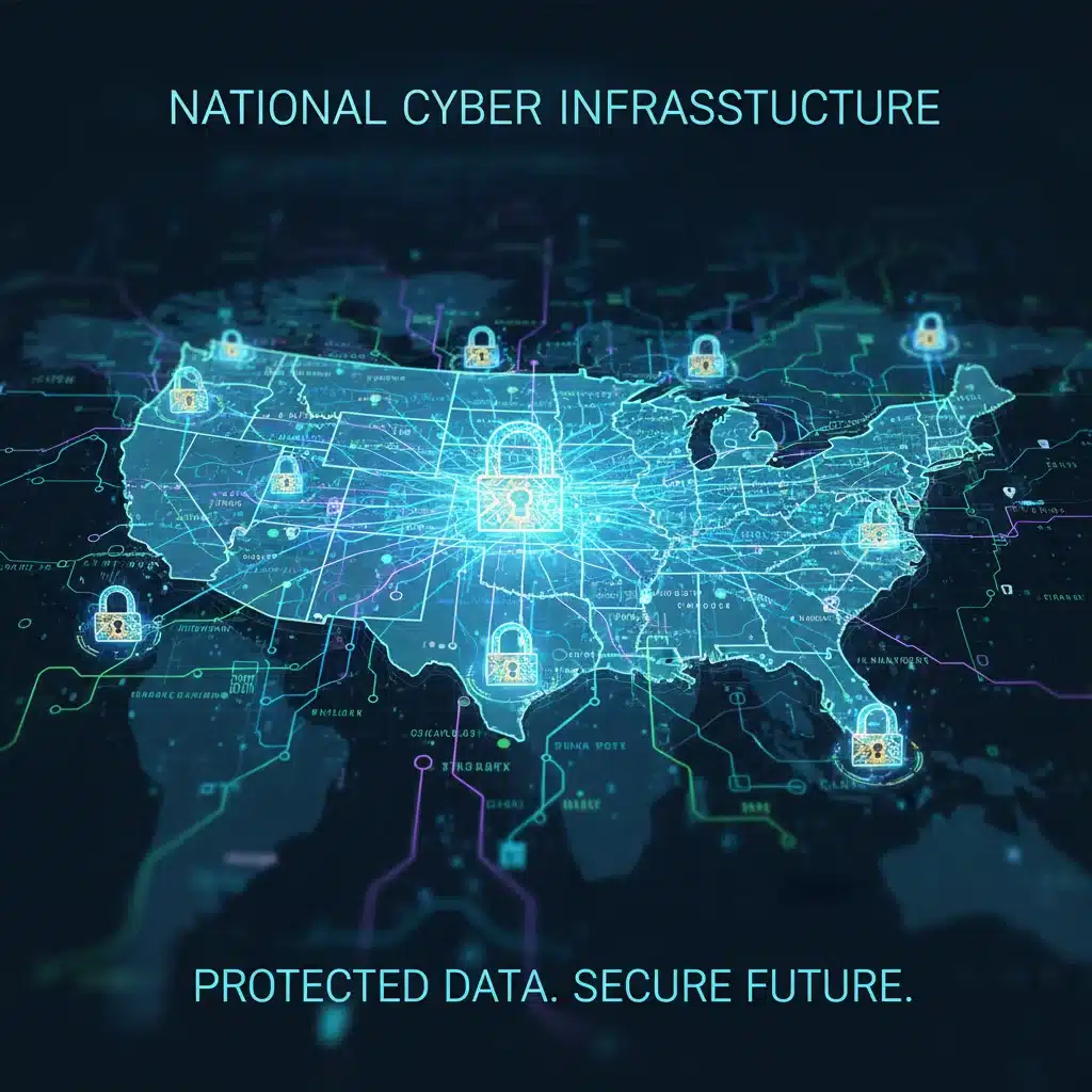 Cybersecurity network protecting digital infrastructure across the U.S.
