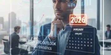 Person analyzing unemployment data for 2026 federal benefits