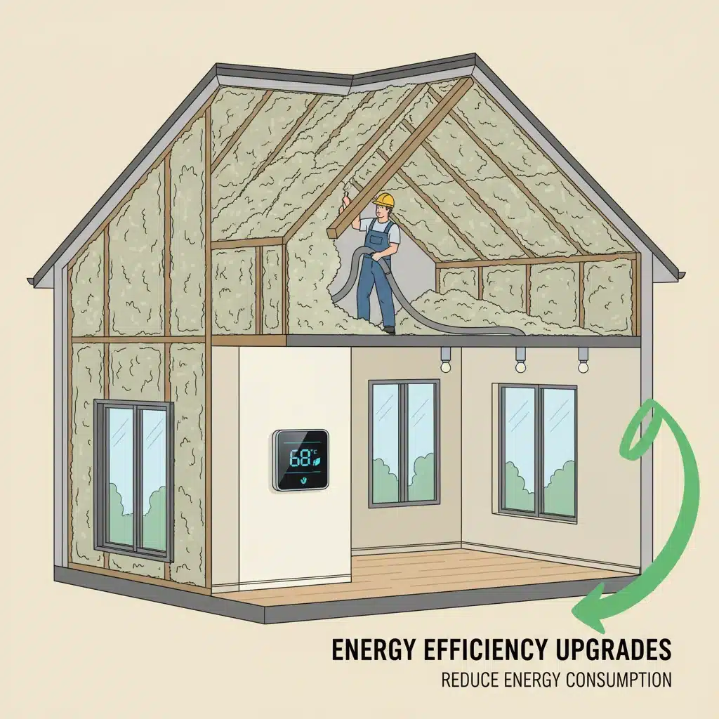 Home energy efficiency improvements