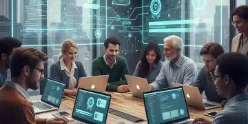 Professionals learning new skills with micro-credentials in 2026
