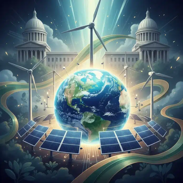 Global environmental policy changes 2026 with renewable energy