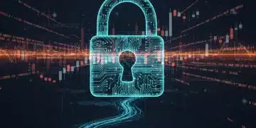 Advanced digital padlock securing financial data streams in 2026.