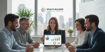 Group discussing 401k retirement planning strategies on a tablet